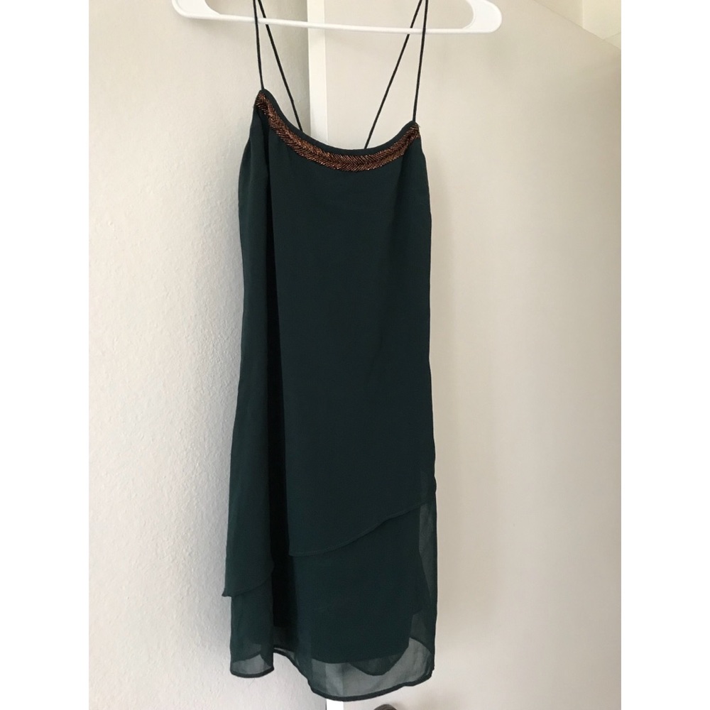 Dark green dress
